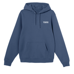 “ONLY GOOD VIBES” HOODIE – Azul