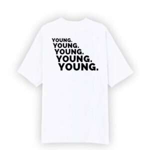 "YOUNG" TEE - Blanca