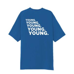 "YOUNG" TEE - Azul