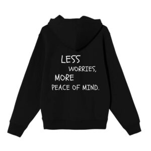 "PEACE" HOODIE - Negra