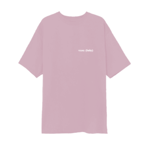 “MAYBE BABY” TEE – Rosa